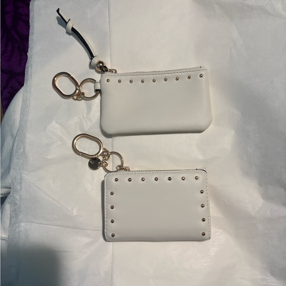 White Studded Victoria secret wallets